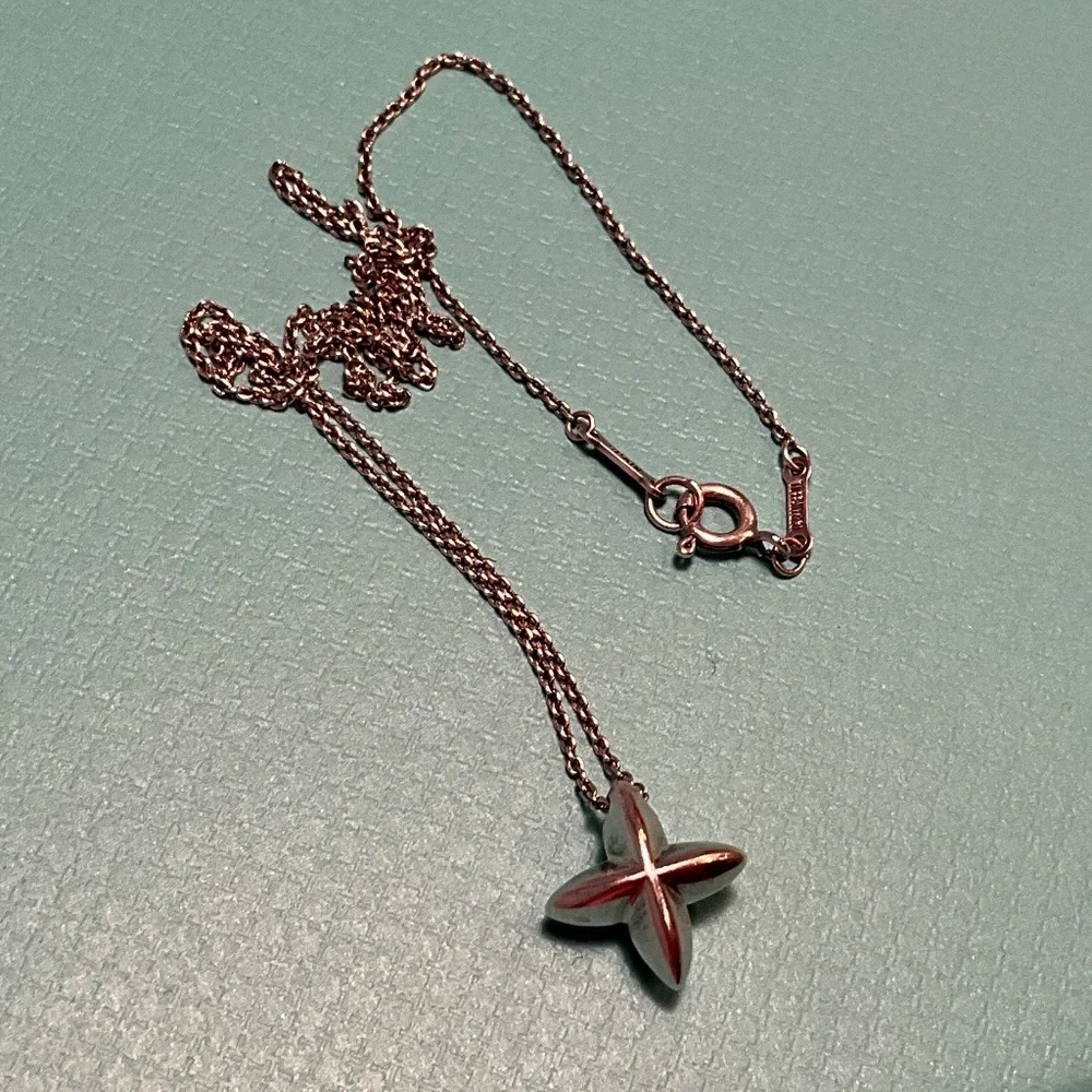 TIFFANY & CO. Vintage Peretti Sirius Star Silver (925) Pendant Necklace